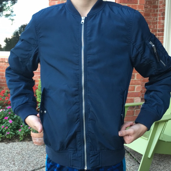boys blue bomber jacket